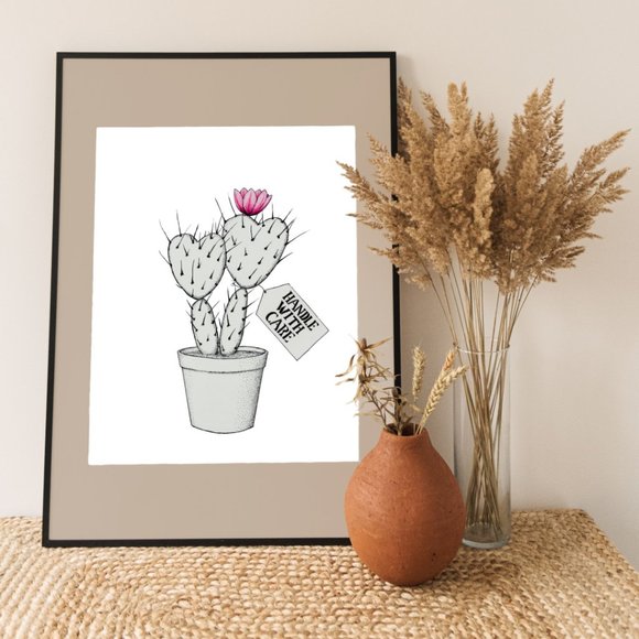 Original Artwork 8 x 10 Print On Heavyweight Paper Wall Art Unframed Home Decor - Picture 1 of 5